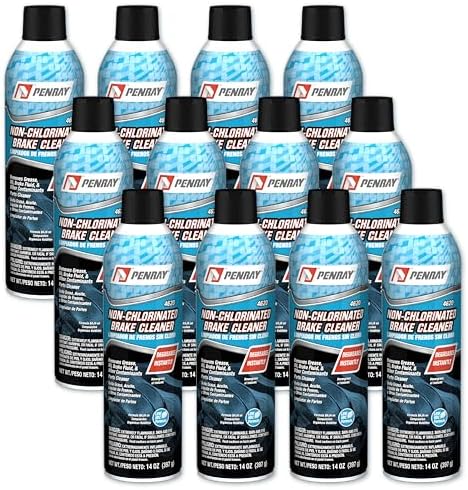 Penray 4620-12PK Non-Chlorinated Brake Cleaner - 14-Ounce Aerosol Can, Case of 12