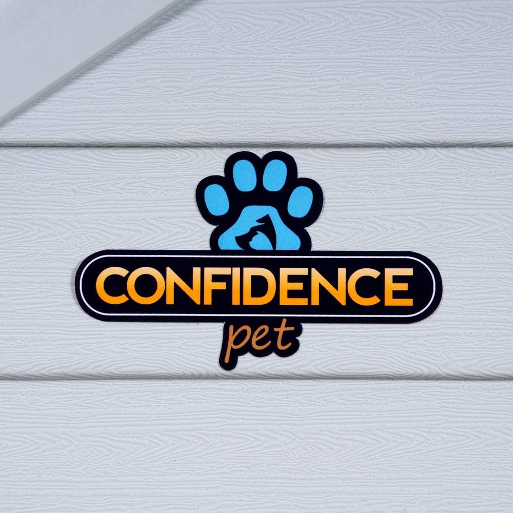 Confidence Pet Large Waterproof Plastic Dog Kennel Outdoor House Green