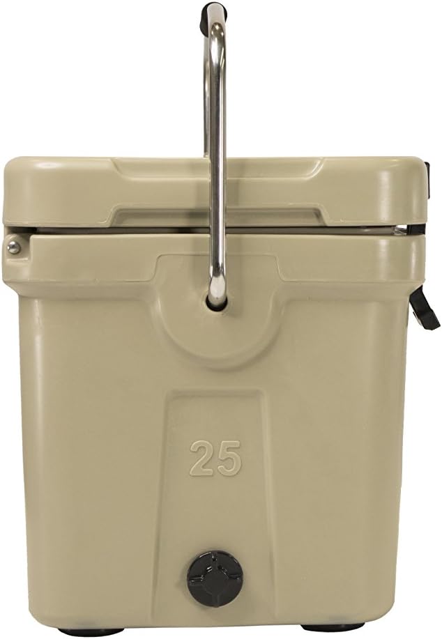 Mammoth Coolers Cruiser Series, Insulated Hard Ice Chest with Durable Double-Walled Rotomolded Construction, Great for On-The-Go Recreational Activities (Cruiser 20, Tan)