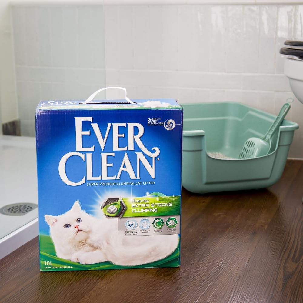 Ever Clean Extra Strong Clumping Cat Litter, 10 Litre, Scented