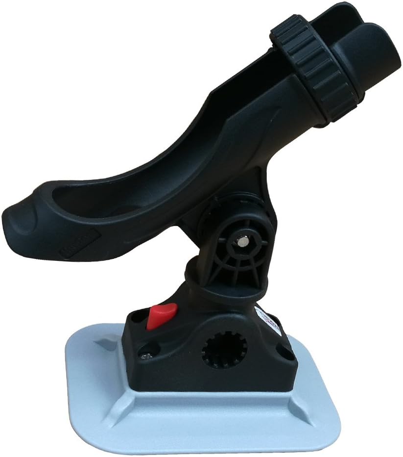 Brocraft Glue On Boat Rod Holder for Ribs Kayak & Inflatable Boat/Inflatable Boat Rib Mount Rod Hodler