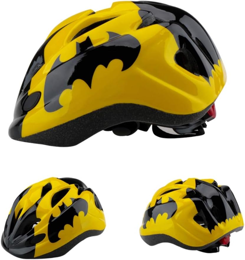 Kids Yellow-Black Bicycle Bike Cycling Skating Scooter Helmets Protective Gear for Toddler Child Children