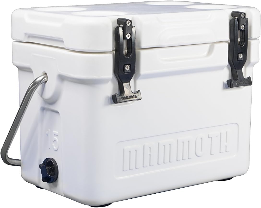 Mammoth Coolers Cruiser Series, Insulated Hard Ice Chest with Durable Double-Walled Rotomolded Construction, Great for On-The-Go Recreational Activities (Cruiser 20, Tan)