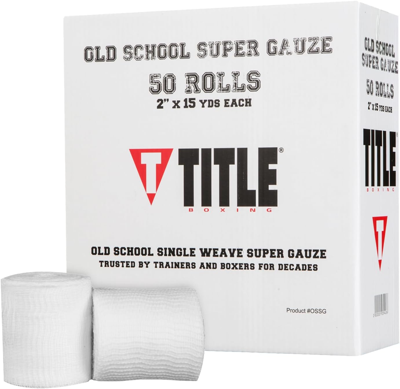 Title Boxing Old School Super Gauze 50 Rolls of Boxing Gauze