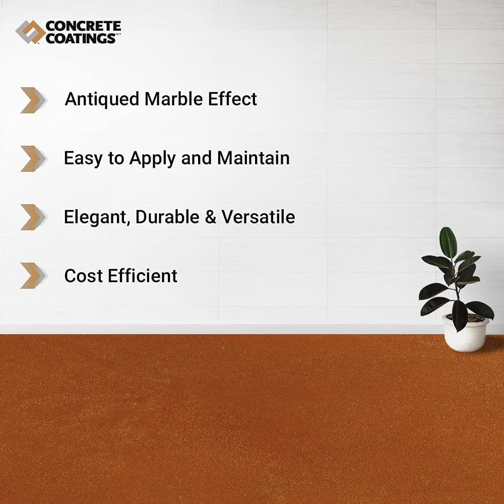 CC Concrete Coatings Vivid Acid Stain for Concrete | Weathered Terracotta | 4 oz Tester