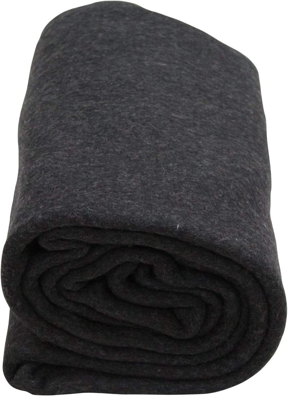 Kemp USA 80% Wool Multipurpose Blanket - Ideal for Camping Essentials, Disaster Relief, Military Use, Donations - Measures 60'' x 84''