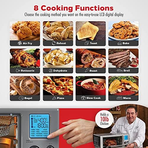 Emeril Lagasse Everyday 360 Air Fryer Oven, 9-in-1 Countertop Oven