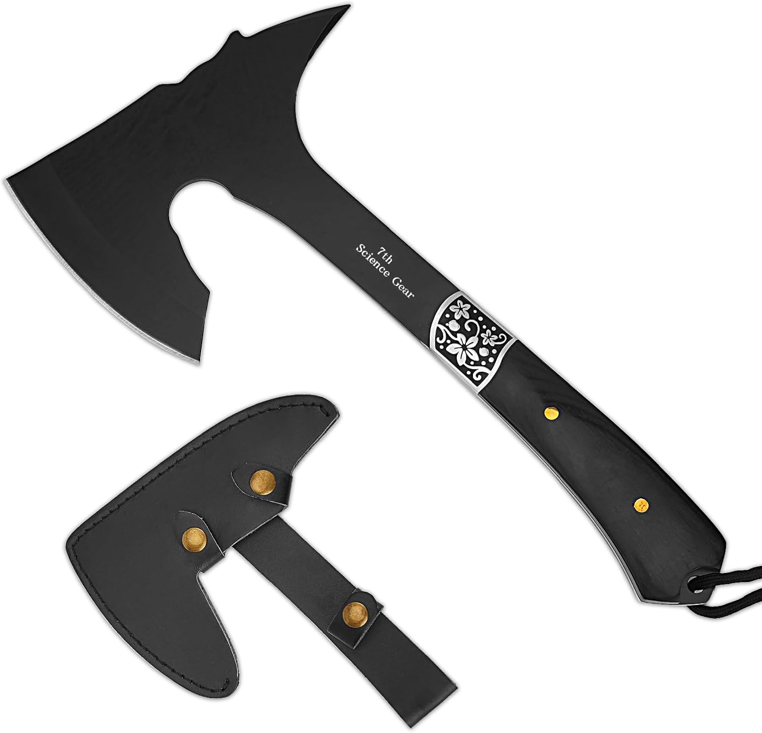 Camping Axe - Camping Hatchet with Sheath -Survival Throwing Axe - Survival Hatchets for Camping and Chopping Wood - Tactical and Survival Hatchet