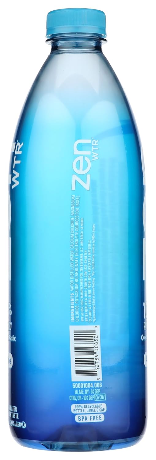 ZenWTR, Alkaline Water, 1.5 Liter