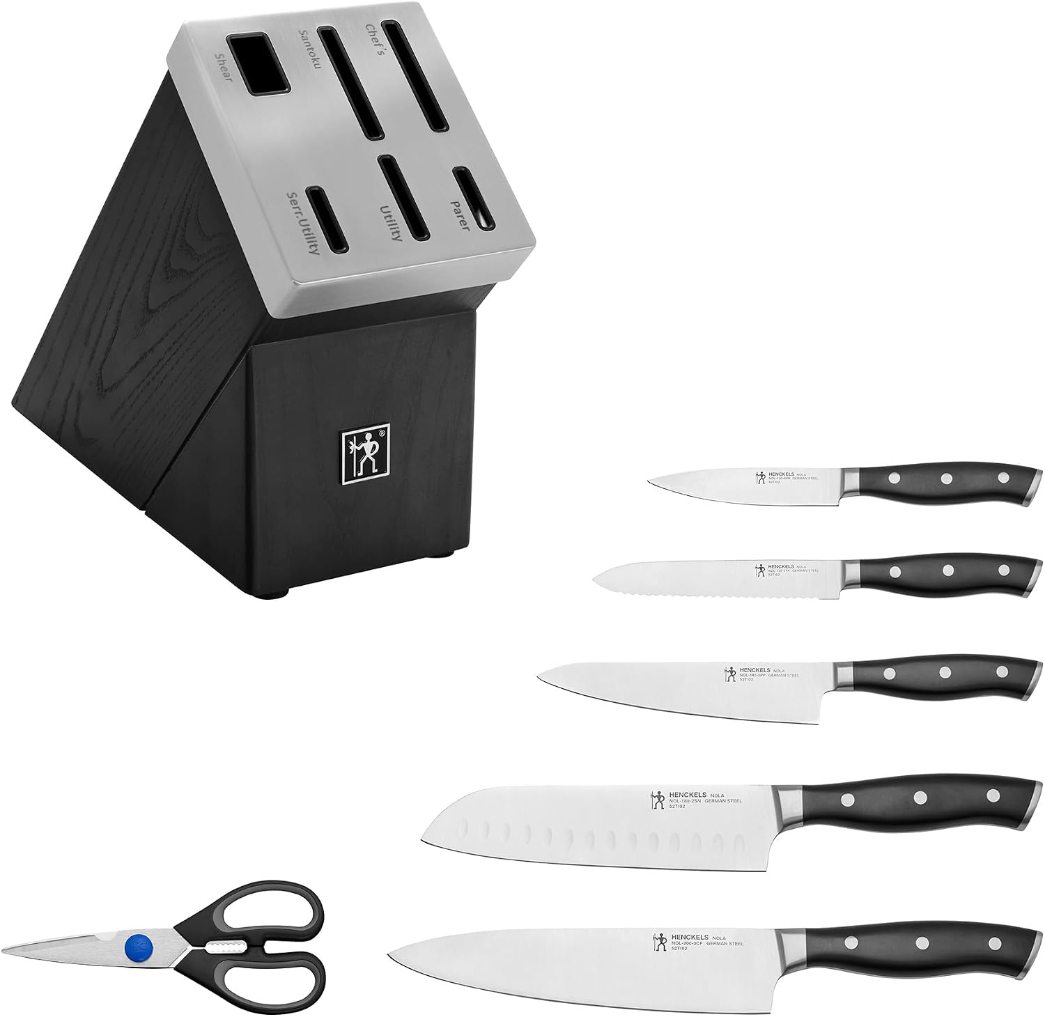 Henckels x Emeril, Nola Self Sharpening 7-Pc Knife Set
