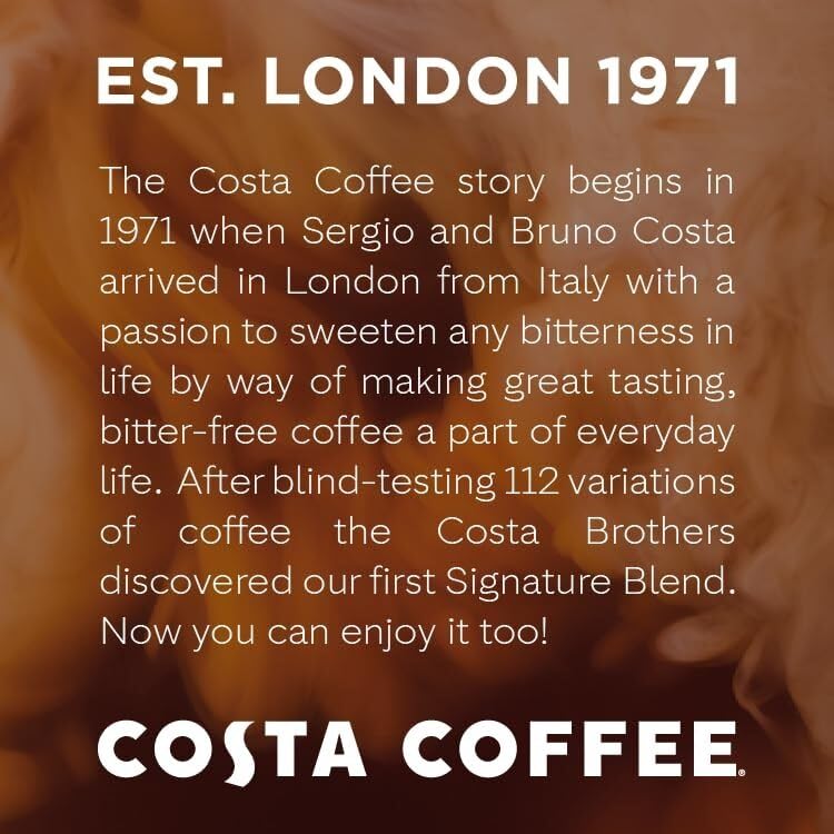 Costa Coffee Pods Medium Roast, Signature Blend, 10 Count