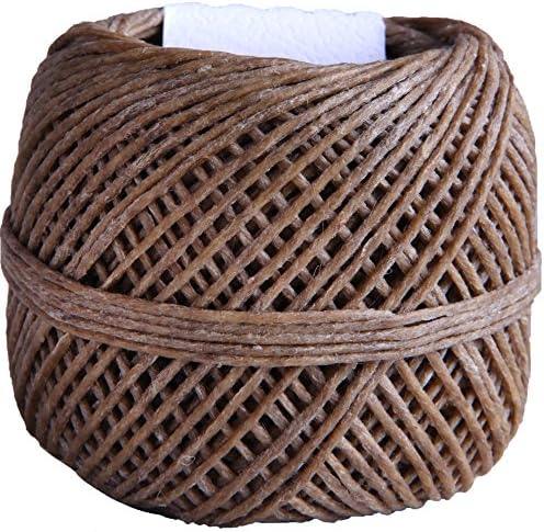Organic Hemp Wick,200 FT Spool,Well Coated with Beeswax,Standard Size(1.0mm)