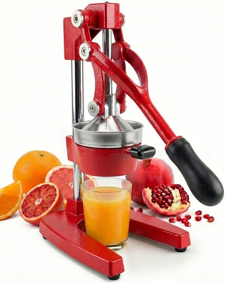Eurolux Ultra-Premium Cast Iron Juicer | Extra-Large, Heavy Duty, Commercial Grade