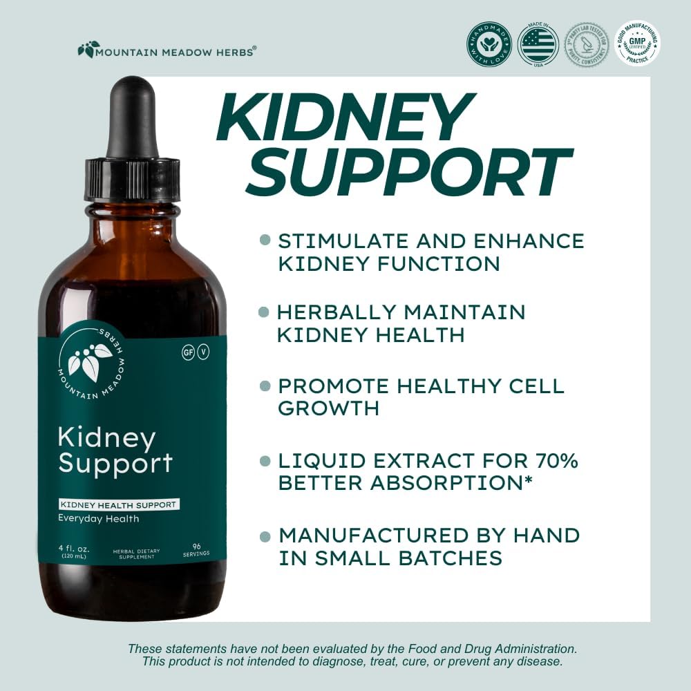 Mountain Meadow Herbs Kidney Support Formula - 4oz - Kidney Health Enhancement
