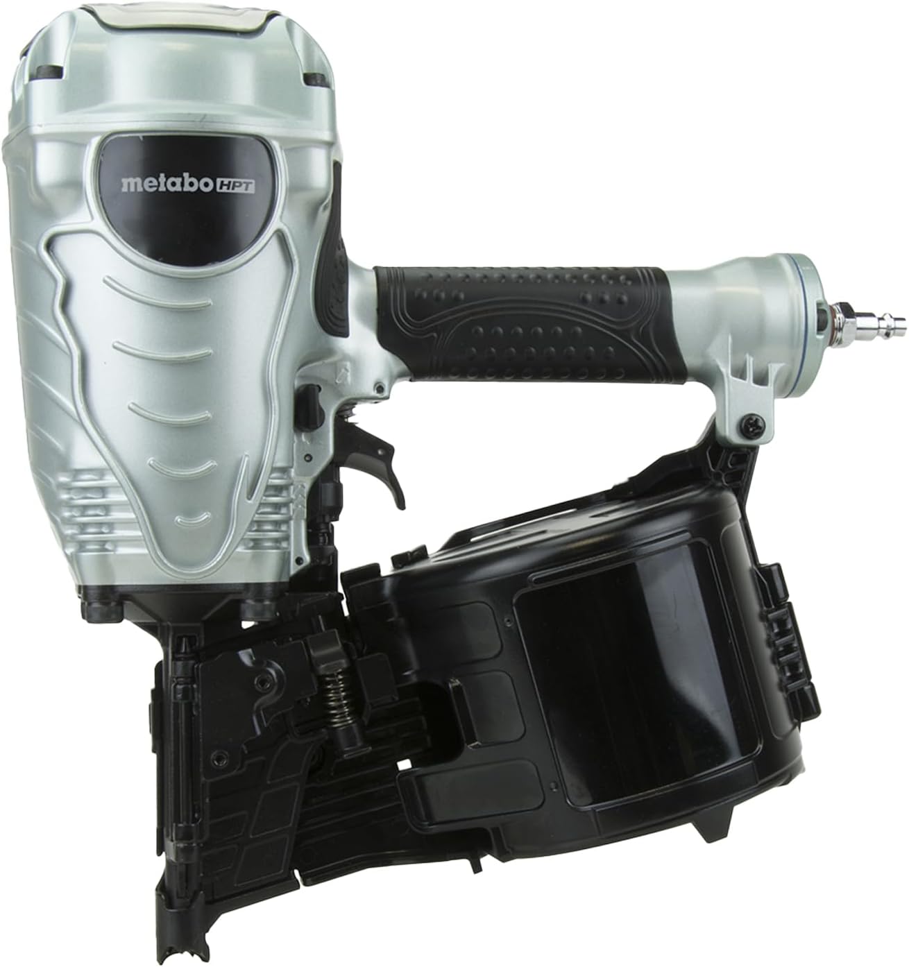 Metabo HPT Coil Framing Nailer, 15° Nails, NV90AGS | Pneumatic Power, Construction Tools, Roof Decking Support, Floor & Truss Applications
