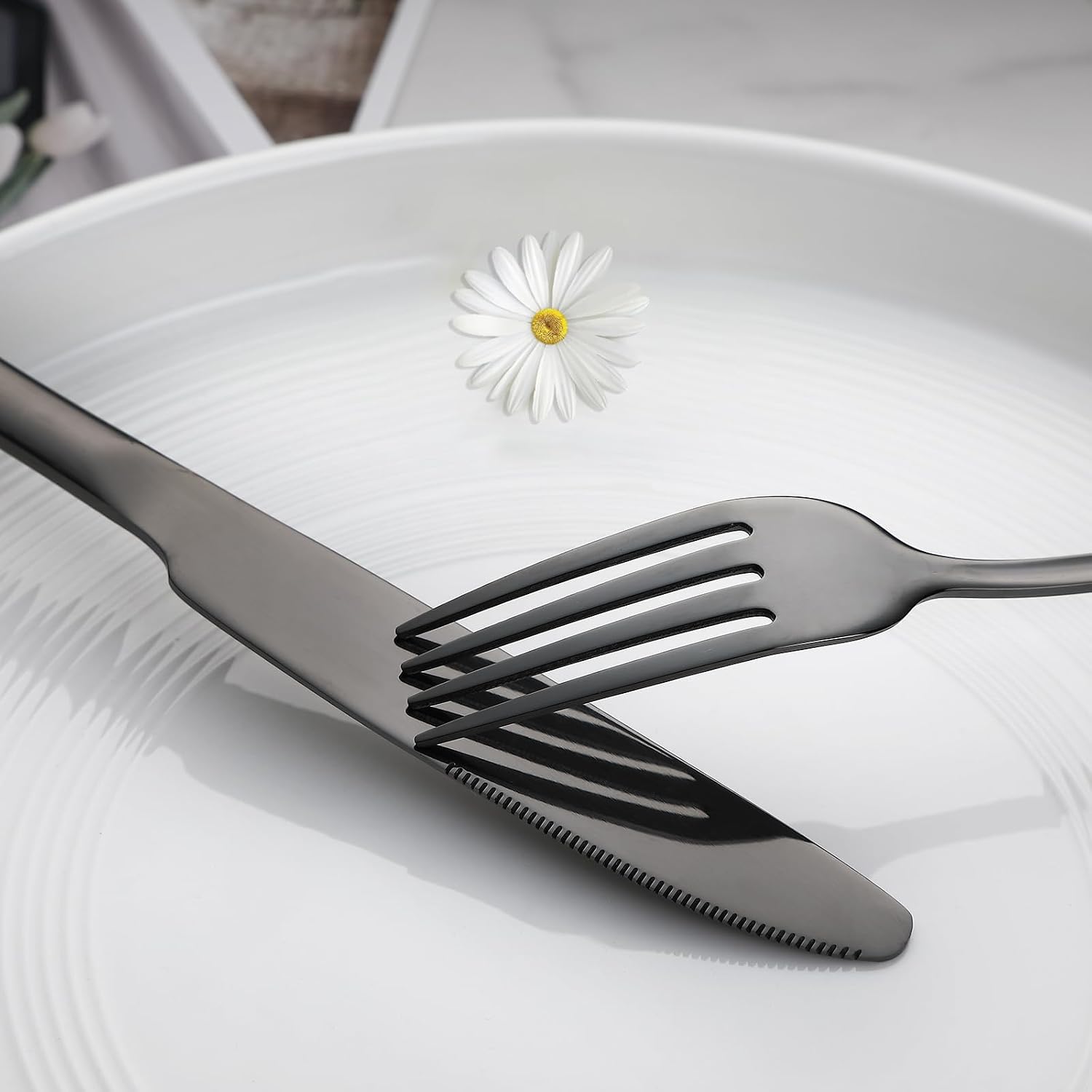 VANDBAO Rainbow Flatware Cutlery Silverware Set 20 Pieces, Stainless Steel Colorful Utensils, Tableware Set Service for 4, Include Knife/Fork/Spoon
