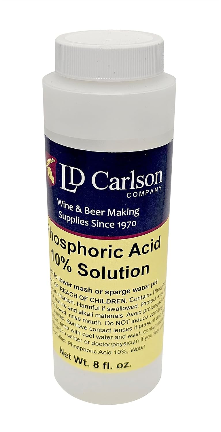 Phosphoric Acid 10% Solution - 8 Ounce for Beer Making