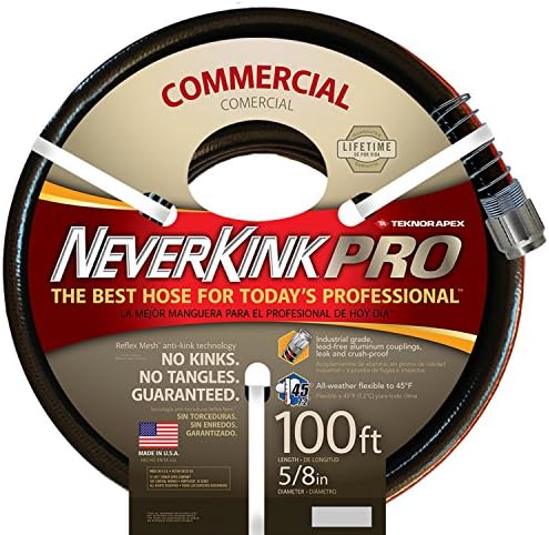Teknor Apex 1094716 NeverKink 8617-100, Heavy Duty Garden Hose, 5/8-Inch by 100-Feet