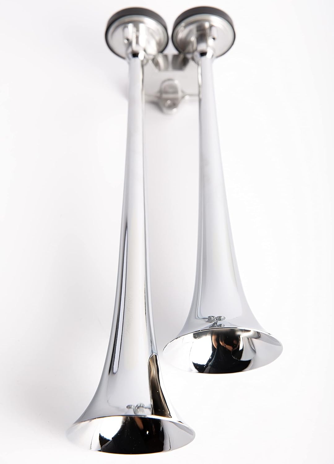 Loud Sound 129dB 2-Trumpet Compact Air-Horn-Kit, With Dual-Air-Compressors