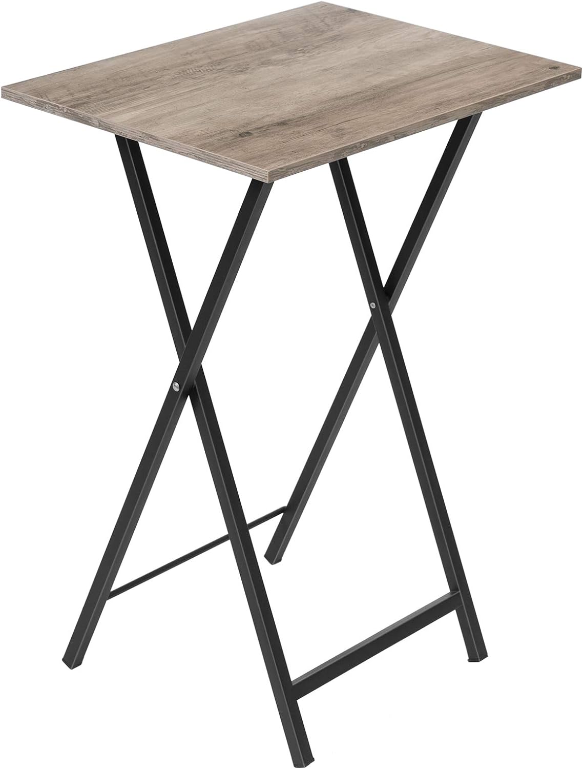 HOOBRO Folding TV Table, TV Tray, Stable Snack Table for Small Space, Portable Sofaside Desk, Easy Assembly and Storage
