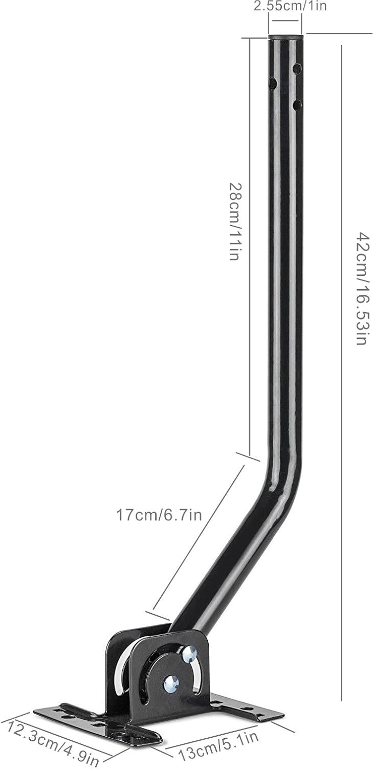 PBD Outdoor Digital HD TV Antenna with High Gain Amplifier 150 Mile Long Range for UHF/VHF, Mounting Pole, 40FT RG6 Coaxial Cable, Easy Installation