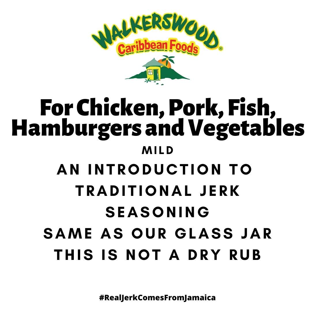 Walkerswood Traditional Jamaican Jerk Seasoning, Hot and Spicy, 128 Fl Oz