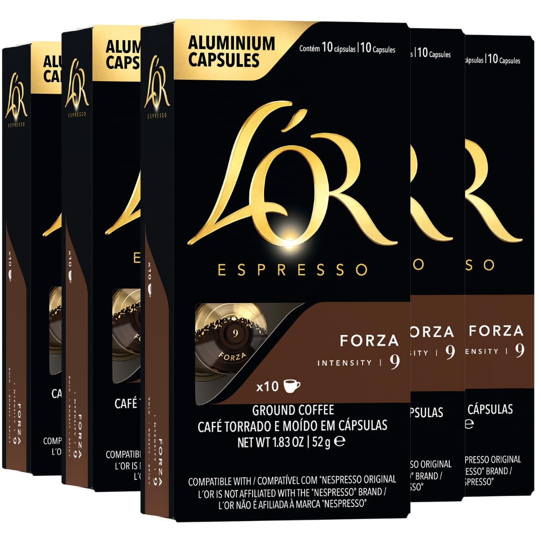 L'OR Espresso Capsules, Medium Roast, Chocolate, 10 Capsules
