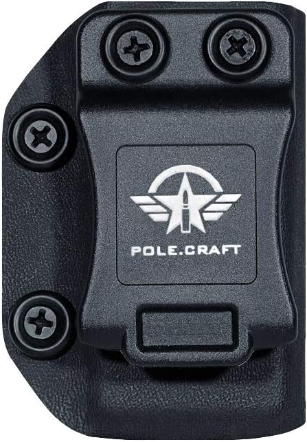 POLE.CRAFT IWB/OWB Magazine Holster Kydex - Mag Carrier Fits: 9mm .40 Double Stack / 9mm .40 Single Stack - P365 1911 Glock 19 19X 17 26 27 28 43 22