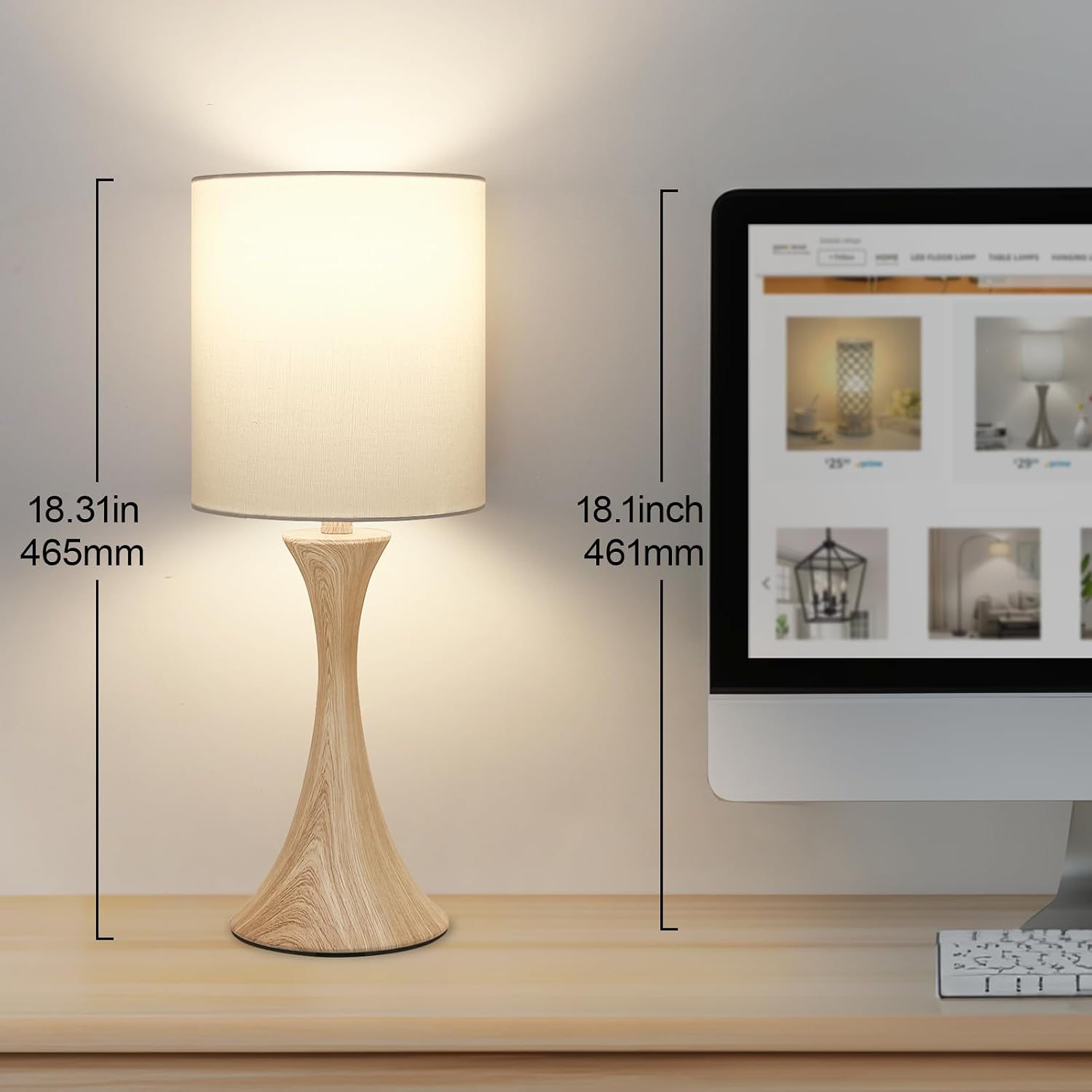 3 Way Touch Control Table Lamp