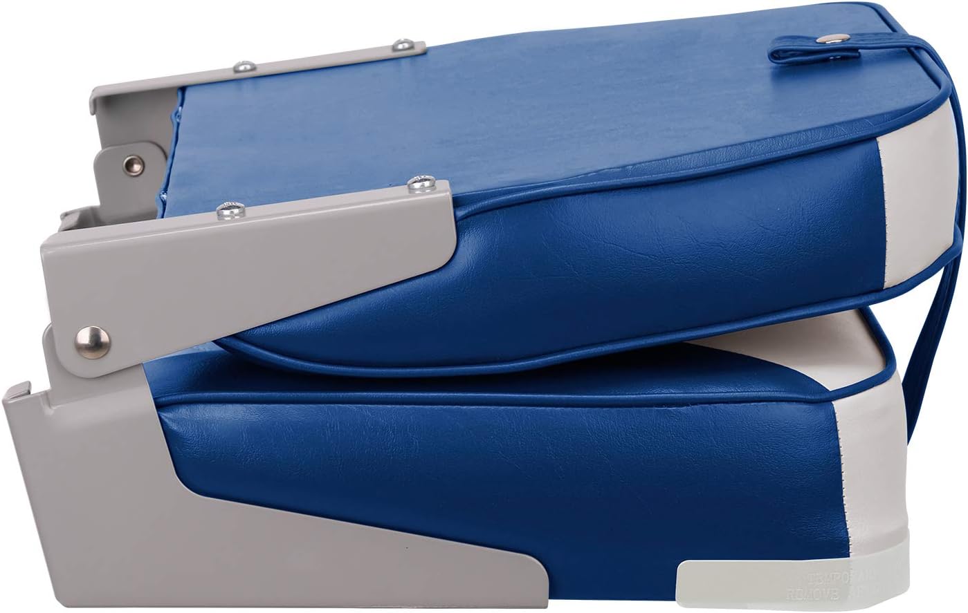 XGEAR Fold-Down Boat Seat, Low Back Fishing Boat Chair