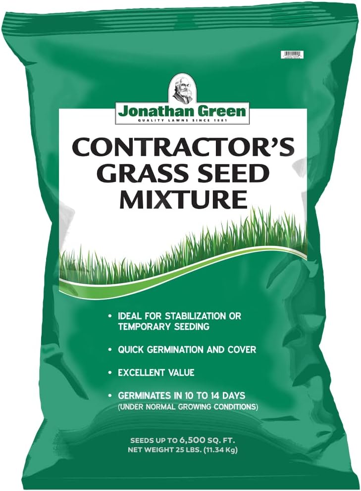 Jonathan Green (11460) Contractor's Grass Seed - Cool Season Lawn Seed (50 lb)