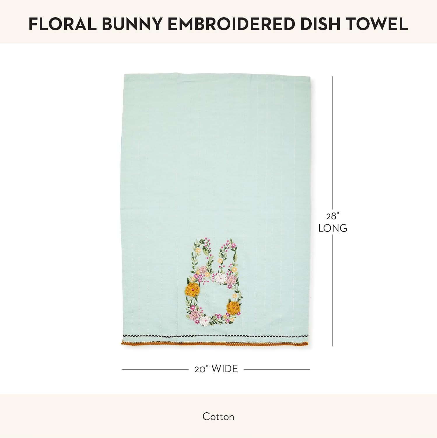 MACKENZIE-CHILDS Cotton Dish Towel, Hydrangea Tea Kettle