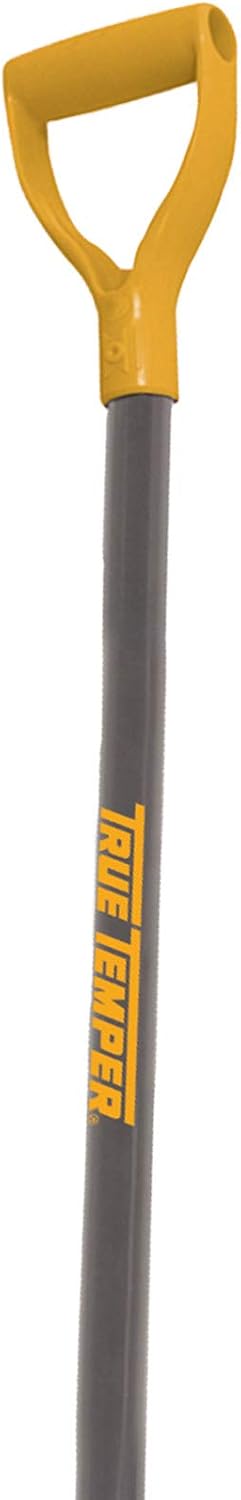 True Temper 1603072 18" Poly Snow Shovel | Ergonomic D-Grip with Durable Steel Handle