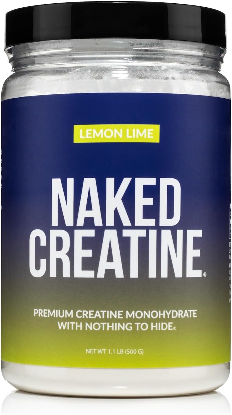 NAKED Pure Micronized Creatine Monohydrate – 200 Servings, 1,000g Bulk – NSF Certified, Vegan, Non-GMO, Gluten & Soy Free - Muscle Building, Strength Training, Gym & Fitness Supplement
