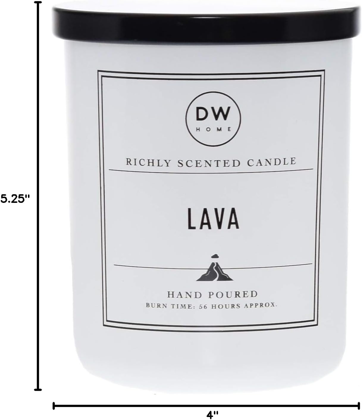 DW Home Peony Petals Scented Candle for Home, 9 oz, 8.8 oz Candle Jar, Up to 33H Burn Time, Luxury Scented Candle for Relaxation, Gifting, Home Décor