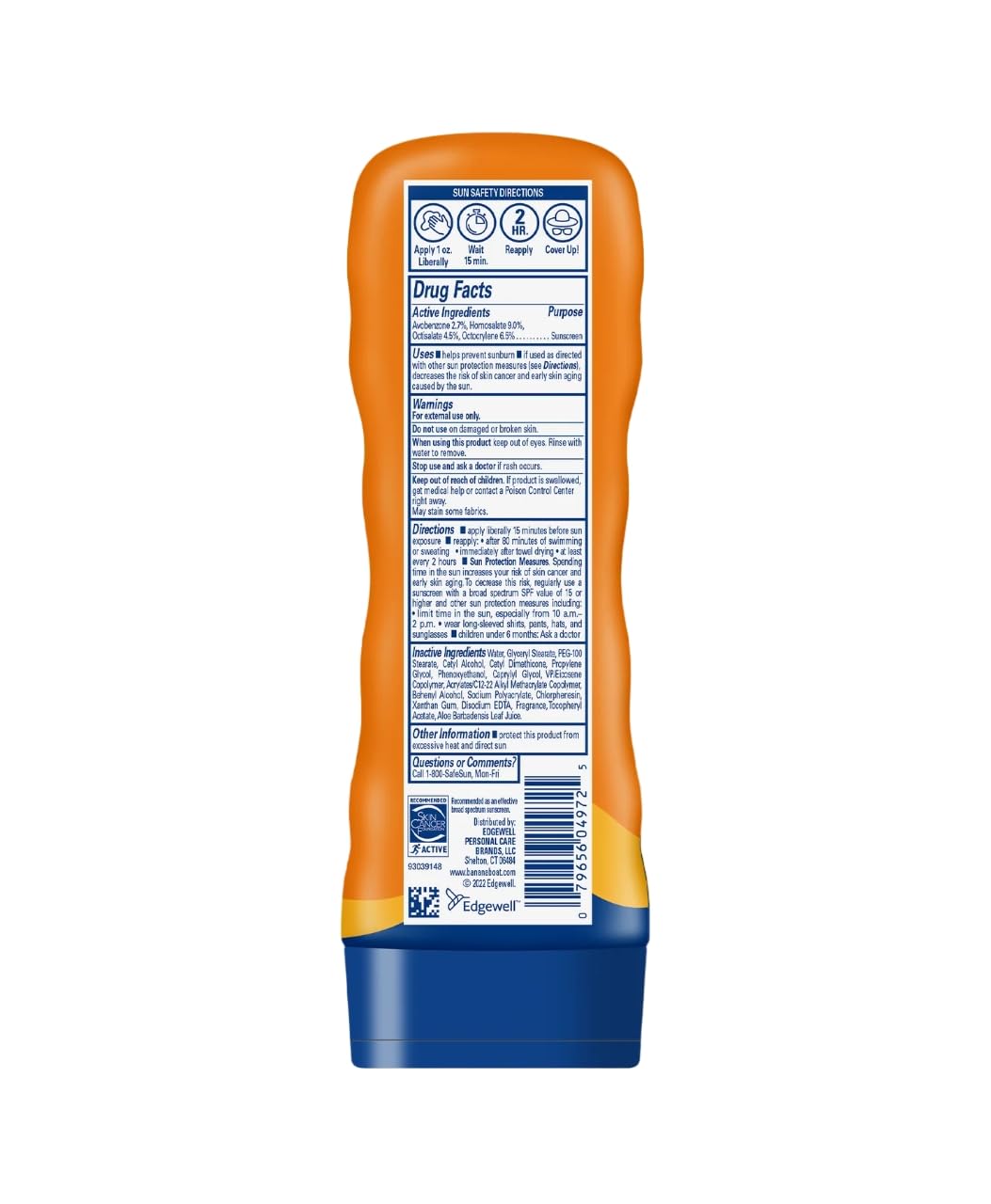 Banana Boat Sport SPF 50 Sunscreen Lotion, 8 Fl Oz