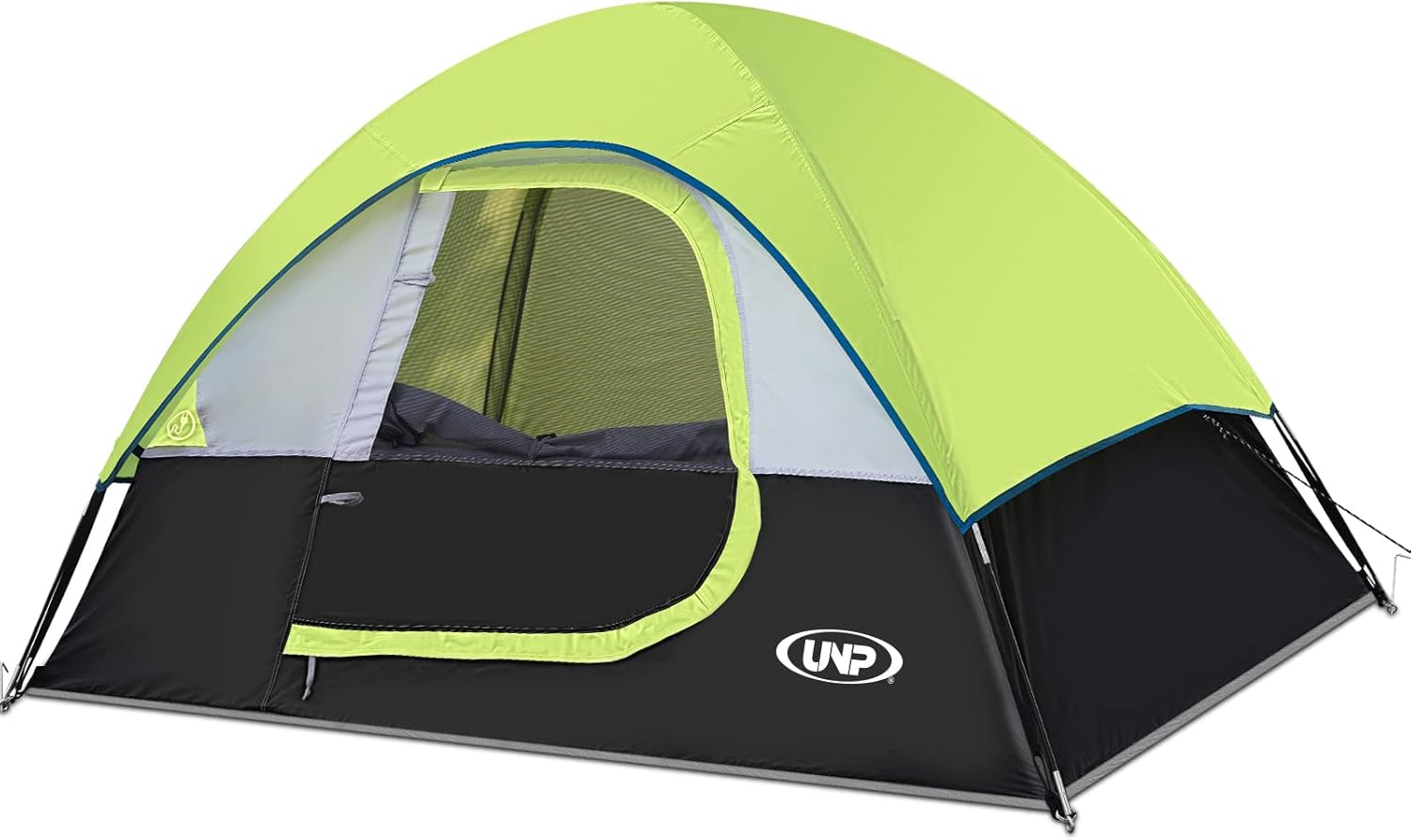 Camping Tent 2-4 Person, Waterproof Windproof Tent with Rainfly Easy Set up-Portable Dome Tents for Camping…