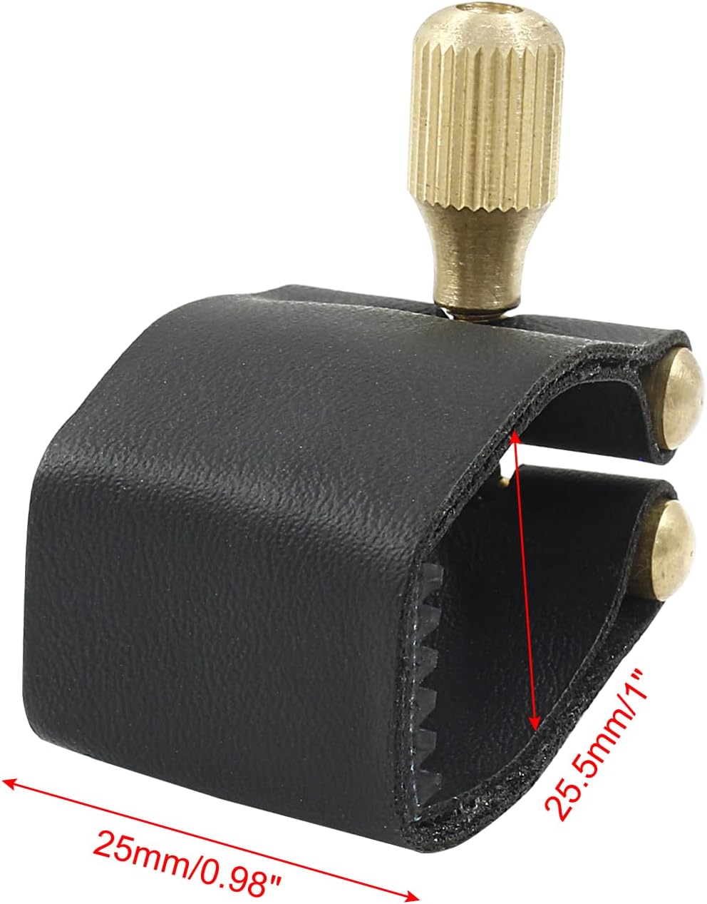 Bonsicoky Alto Sax Mouthpiece Ligature, Black | Fastener Accessory Part, For Saxophone