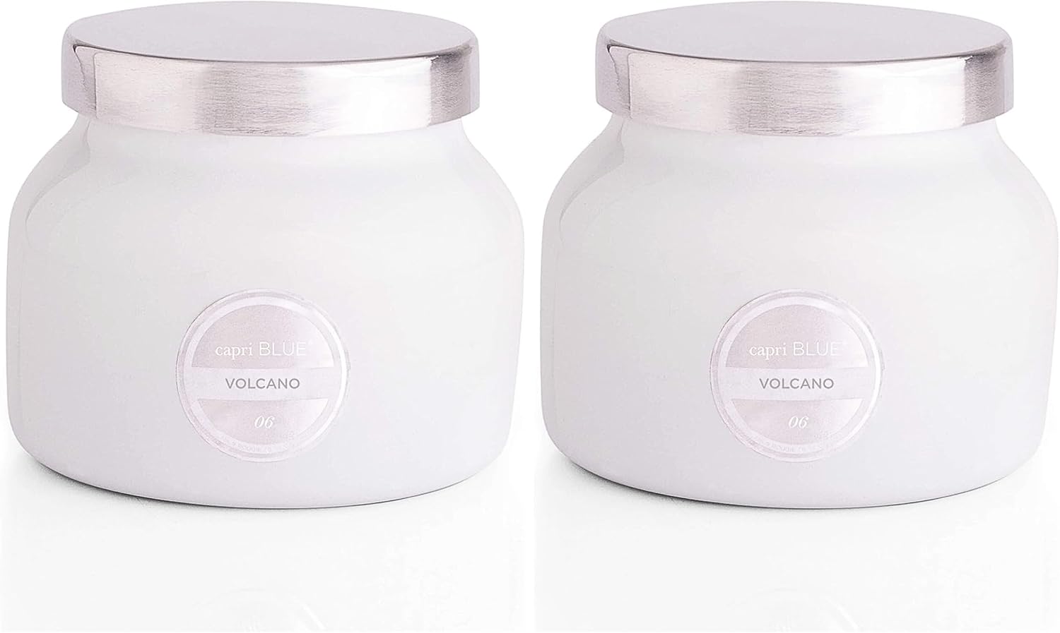 Capri Blue Volcano Scented Candles - Luxury Glass Jar Candles for Home Scented with Tropical Fruit & Sugared Citrus - Soy Wax Blend - Blue Color (19 oz)