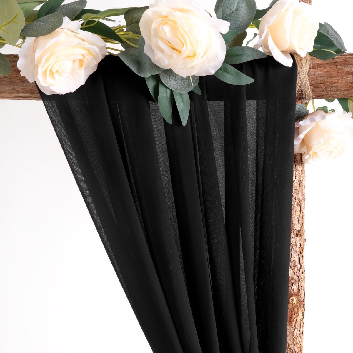 Wedding Arch Draping Fabric Sheer Chiffon Curtain Drape Wedding Party Decor