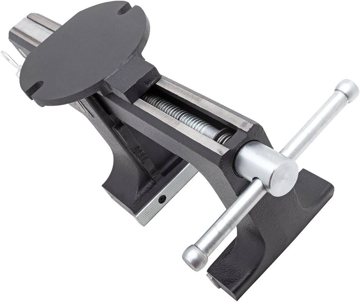 Yost Vises LV-4 Homeowner's Vise | 4.5 Inch Jaw Width with a 3 Inch Jaw Opening Home Vise | Secure Grip with Swivel Base | Blue