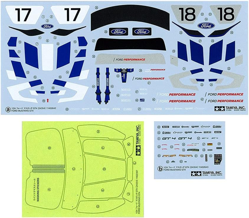 Tamiya 24354 Ford 1/24 Mustang GT4