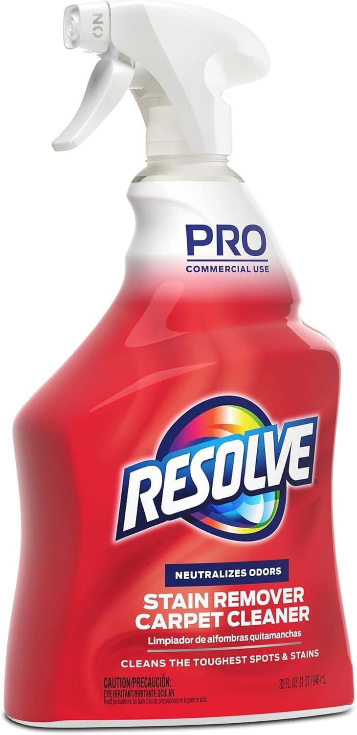 Resolve Professional Strength Spot and Stain Carpet Cleaner, Carpet Cleaner, Carpet Cleaner Solution, 32 Fl Oz