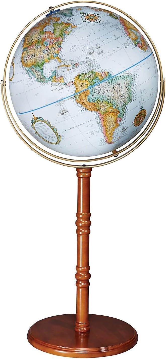 Replogle Globes Edinburgh II Globe, Blue Ocean, 16-Inch Diameter
