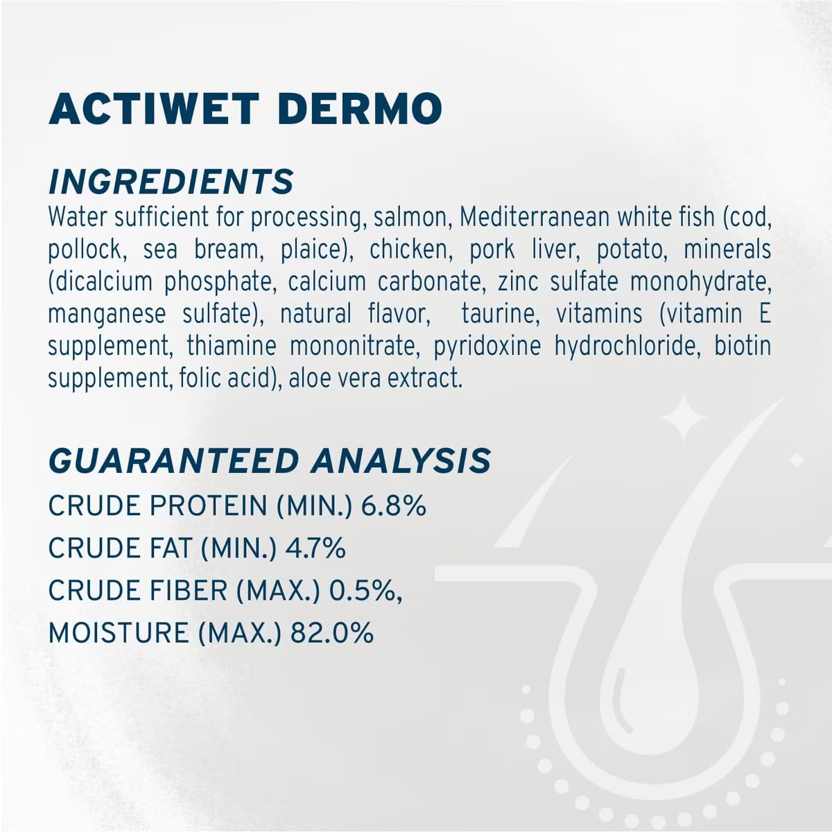 Forza10 Actiwet Dermo Wet Cat Food - 3.5 oz, 32 Pack - Salmon Flavor | Vet-Formulated