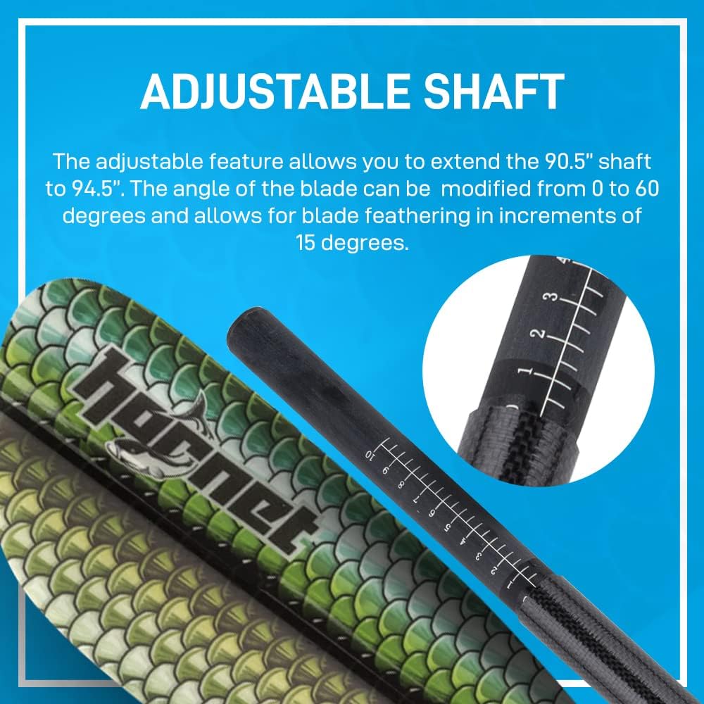 Hornet Watersports Fiberglass Kayak Paddle for Adults- Ideal for Touring