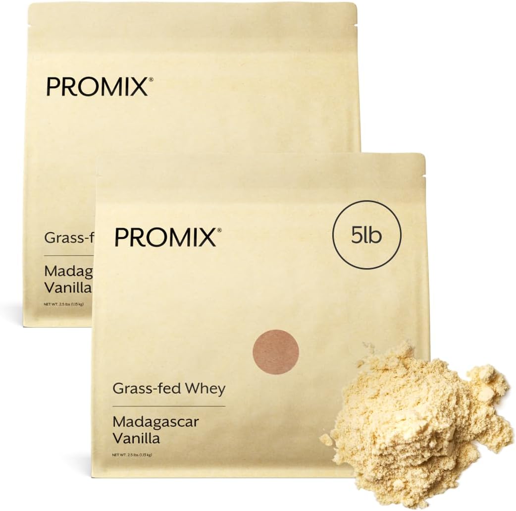 ProMix Nutrition Whey Protein Powder, Unflavored - 5 lb (Pack of 2)