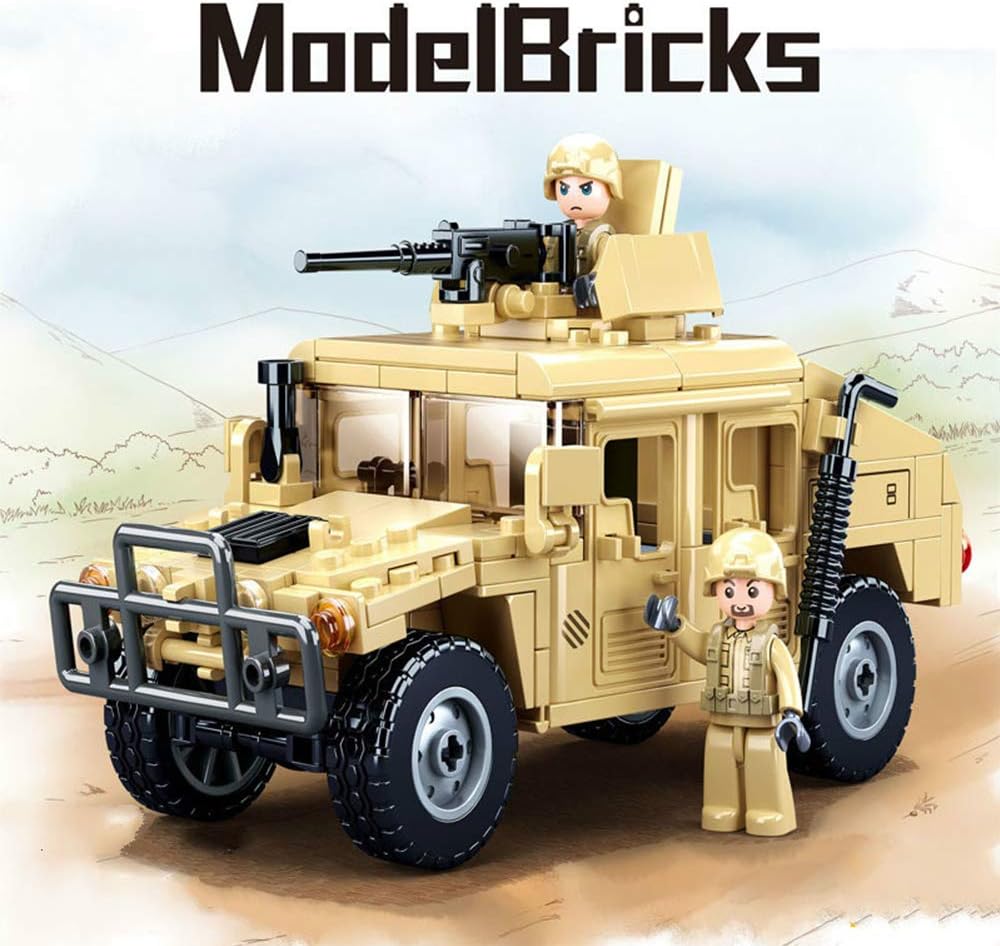 Military Vehicle Building Toy for Age 6 7 8 9 10 11 12+, Battle Brick, Compatible with Major Brand