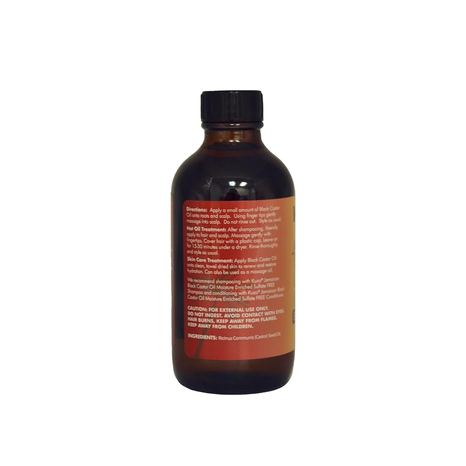 Kuza Jamaican Black Castor Oil Skin & Hair Treatment - Extra Dark, 4 fl oz