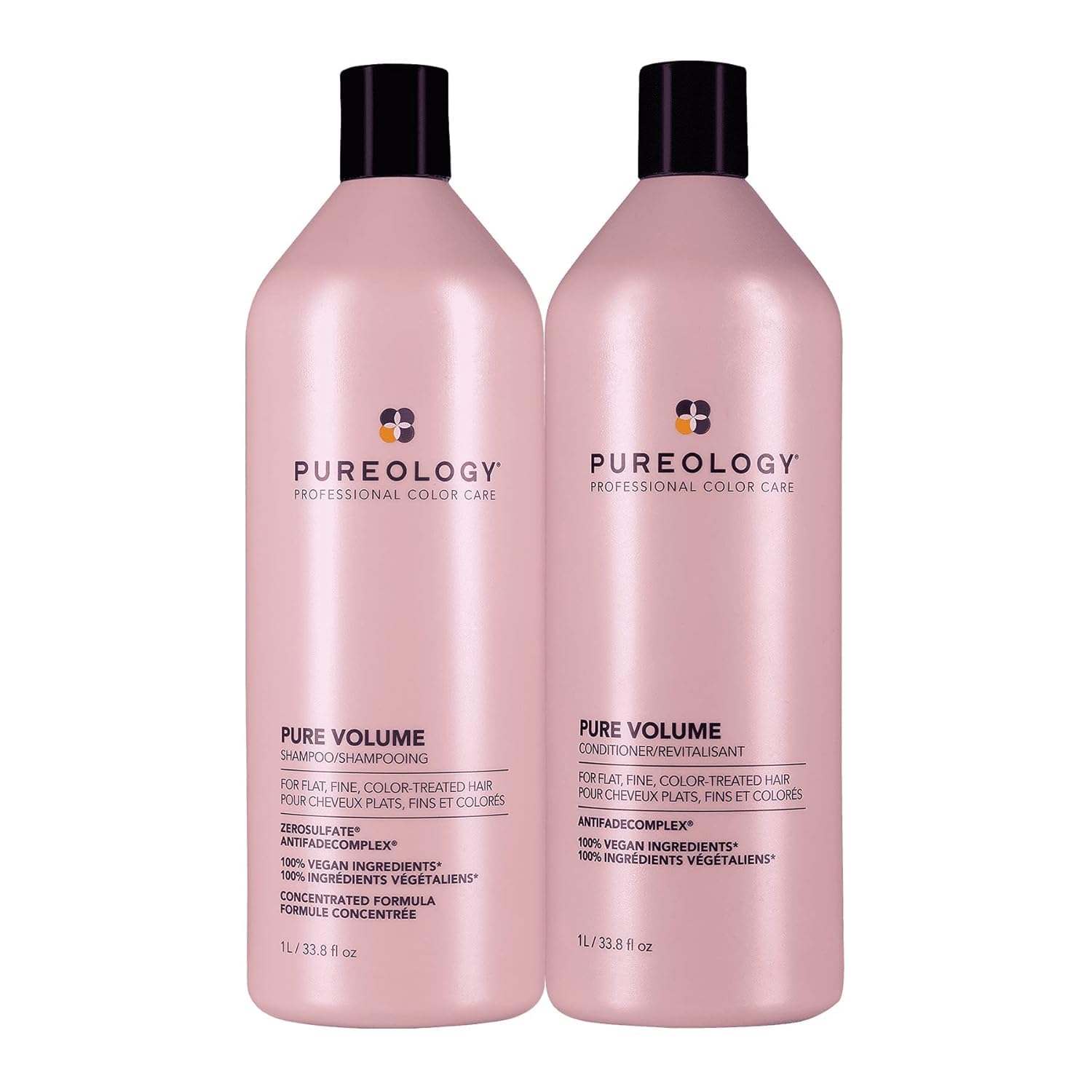 Pureology Pure Volume Shampoo & Conditioner Set – For Fine Hair